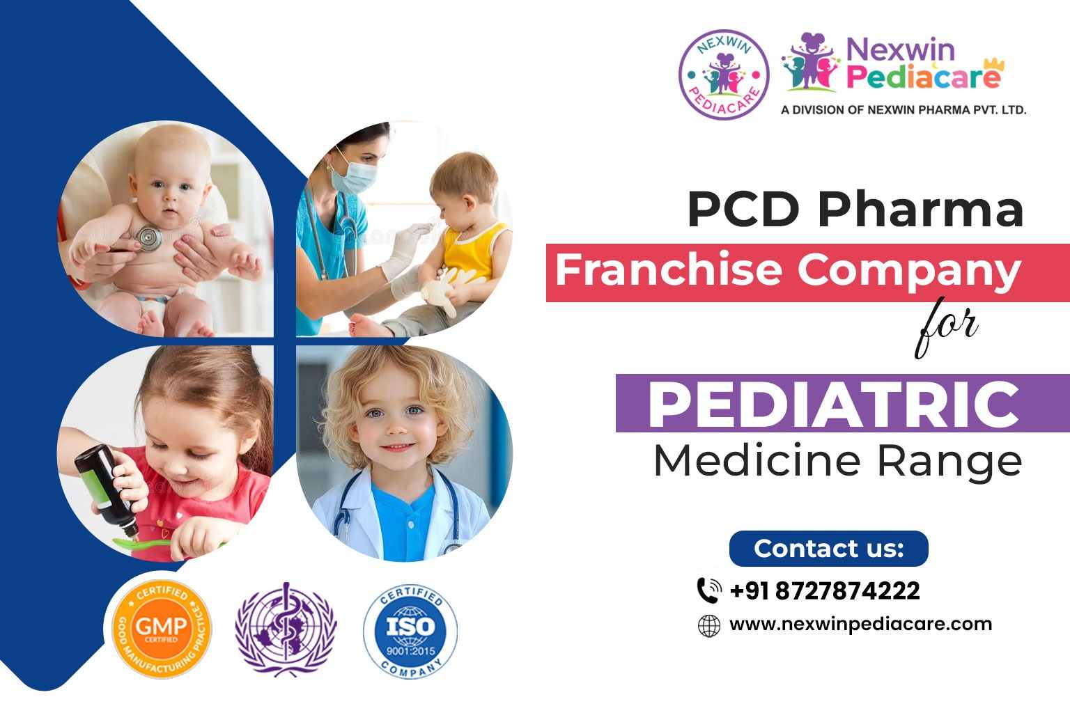 PCD pharma franchise company for pediatric medicine range